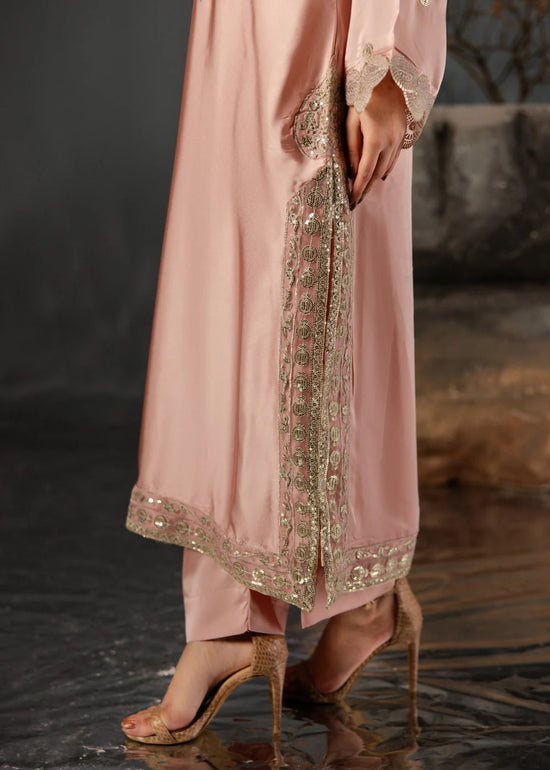 Gulvira 3-Piece Embroidered Silk Kurta Set | Party & Festive Wear