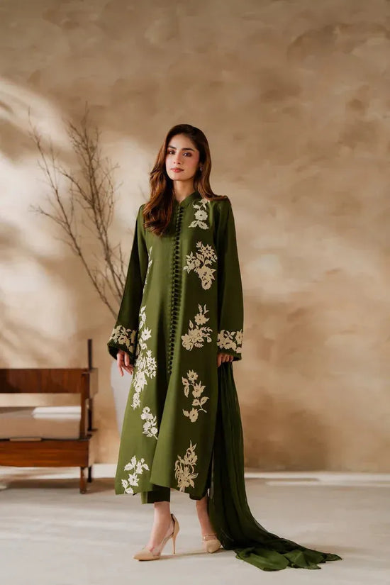 Gulvira Embroidered 3-Piece Summer Stuff Eid Suit | Chiffon Dupatta