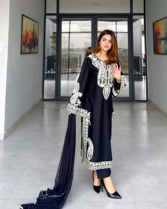 Gulvira Embroidered 3-Piece Summer Lawn Suit | Casual & Party Wear