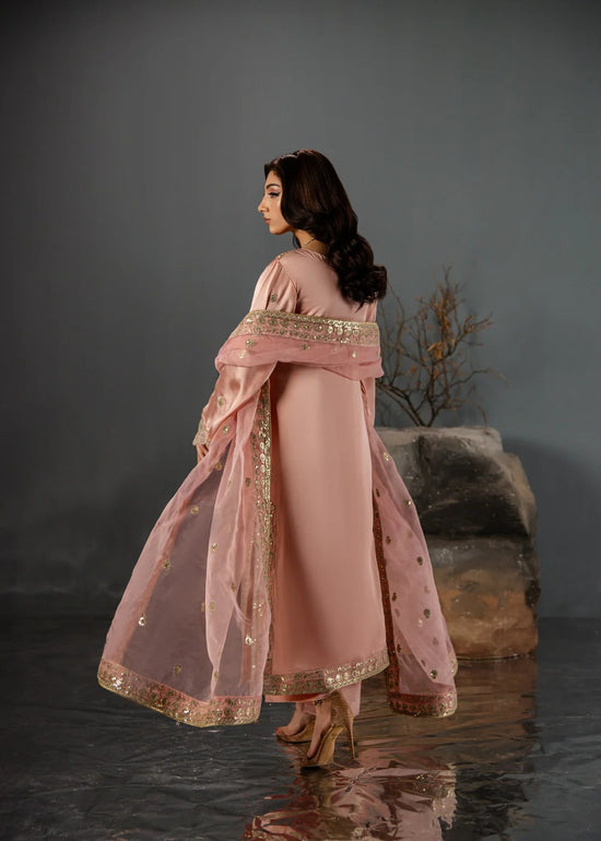 Gulvira 3-Piece Embroidered Silk Kurta Set | Party & Festive Wear